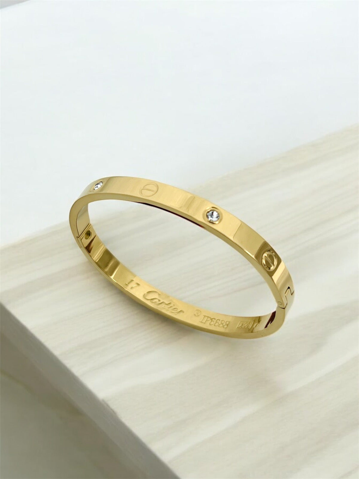 Golden Cartier Handcuff