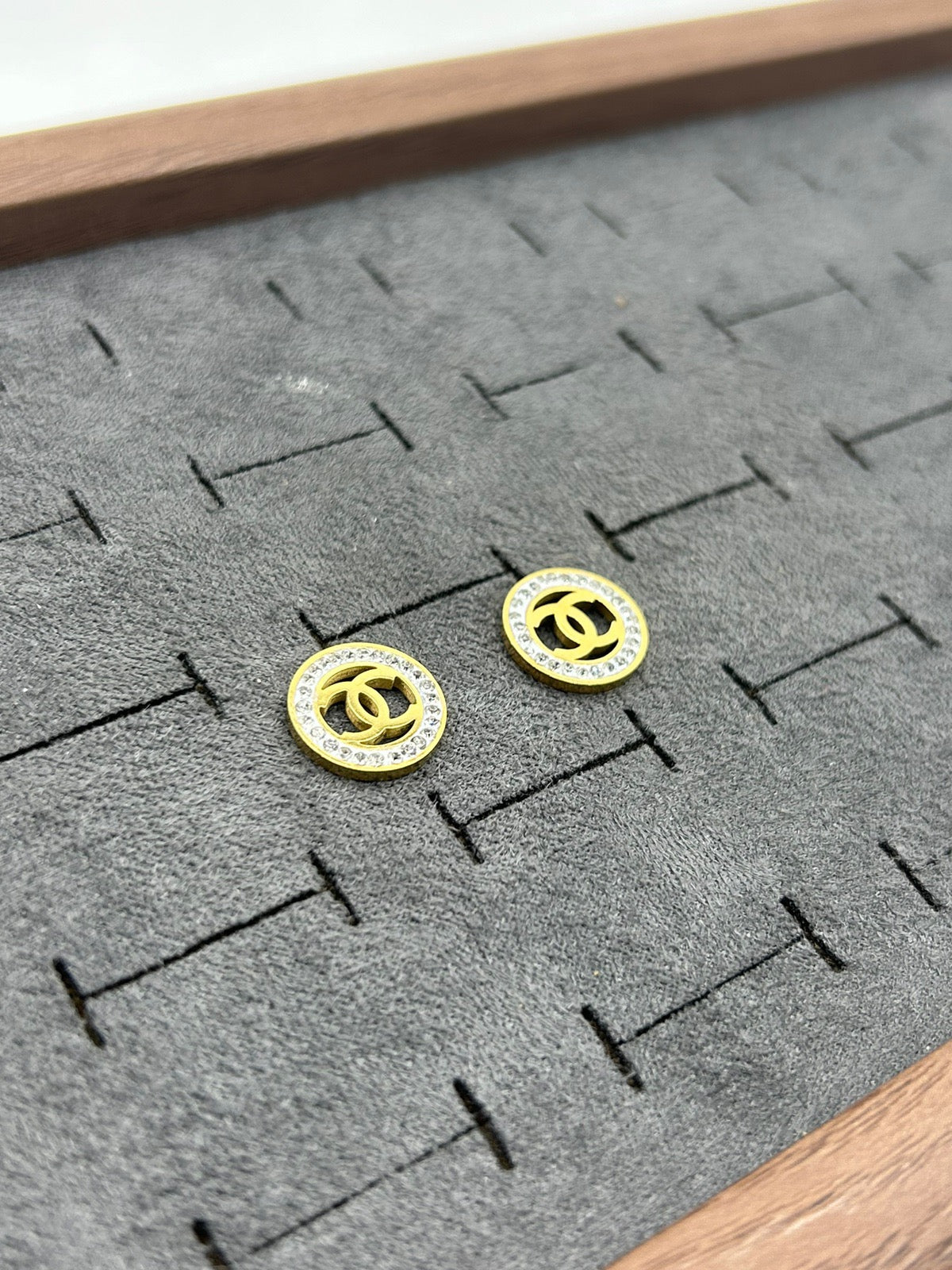 Golden Crest Studs