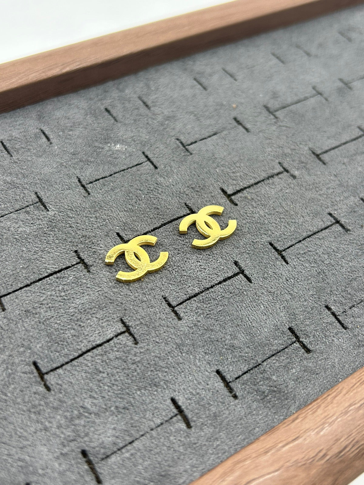 Chanel Logo studs
