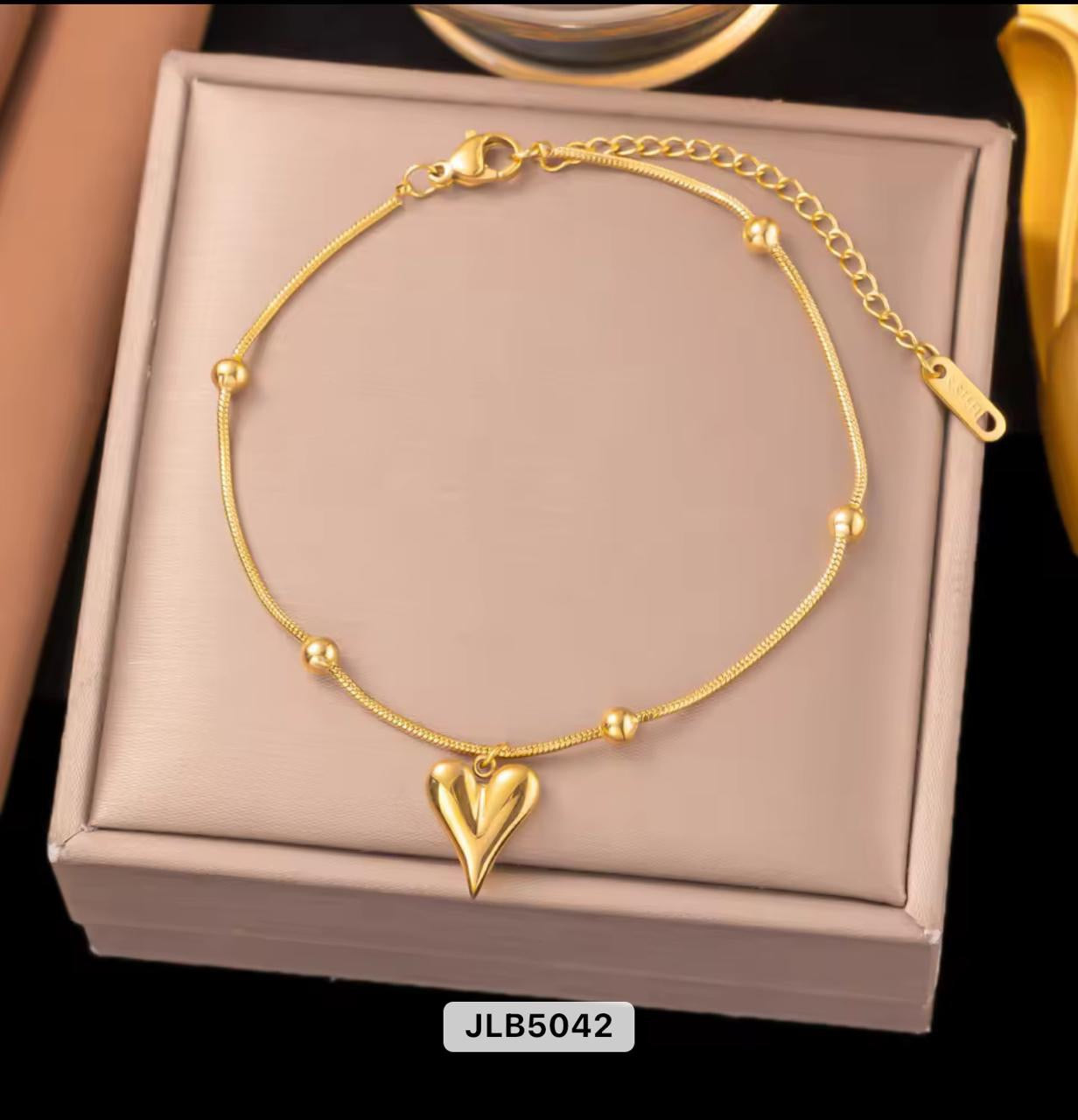 Golden Hearted Bracelet