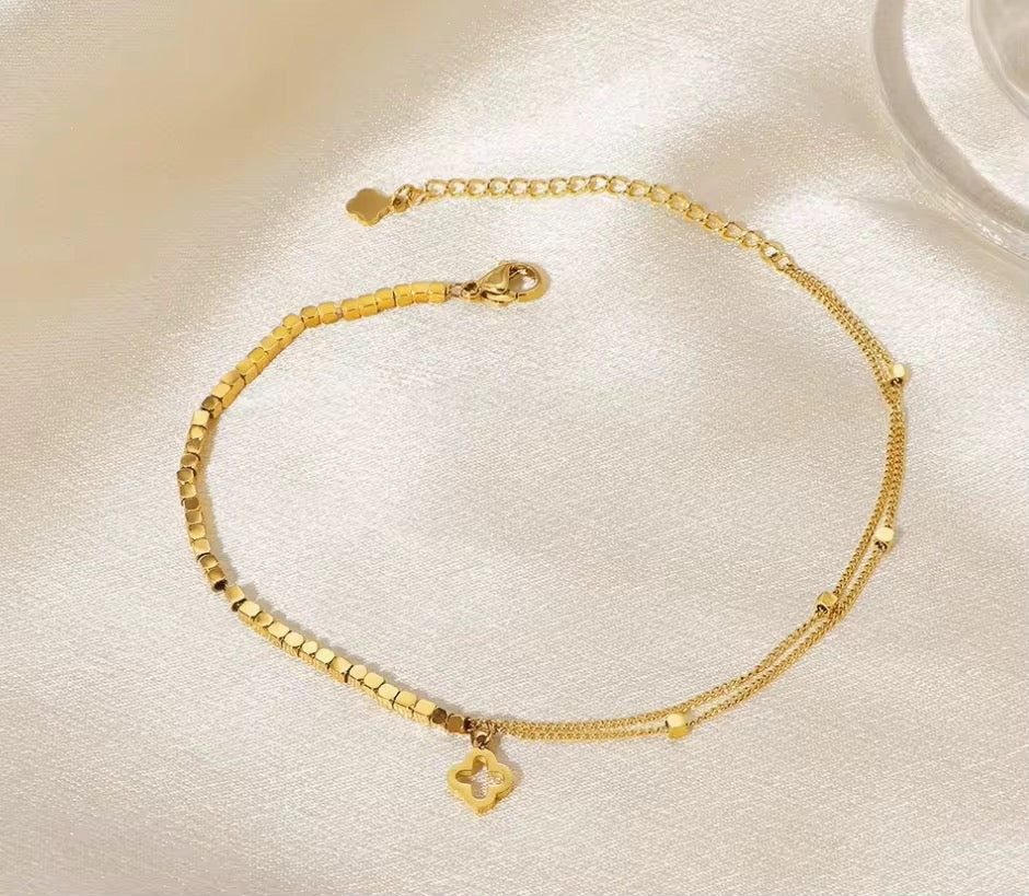 Golden Grace Anklet