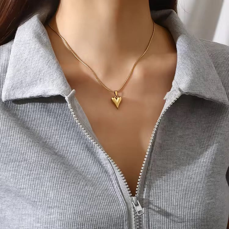 Golden Heart Necklace