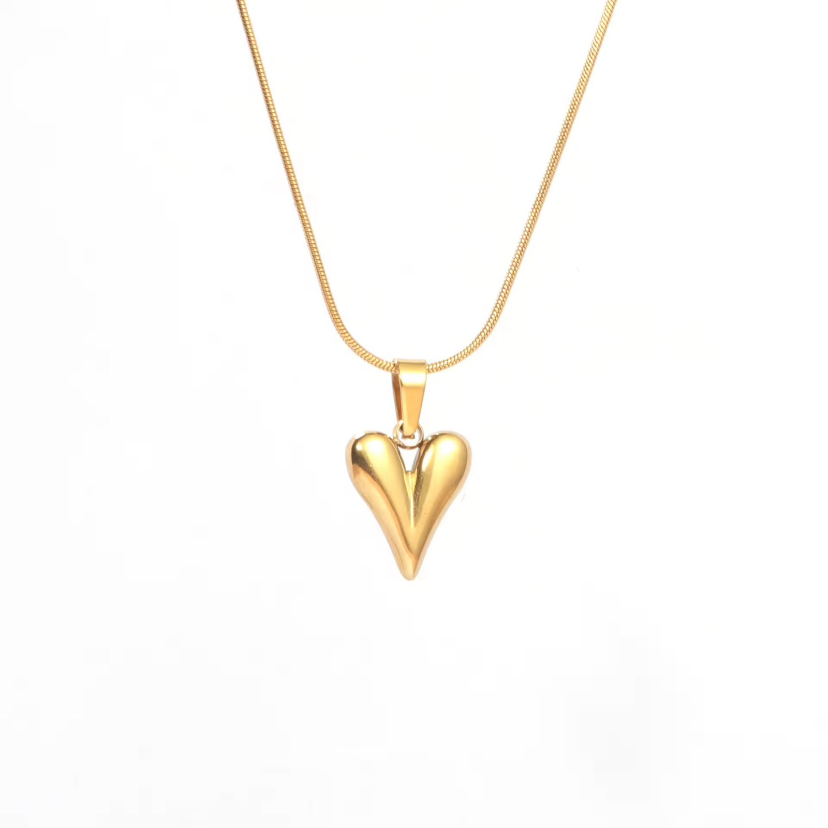 Golden Heart Necklace